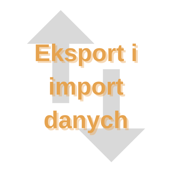 Eksport i import danych